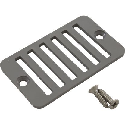 25533-001-010 Rectangular Grate W/ Screws(Gy)