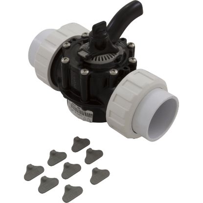 25922-204-000 Diverter Valve 2In Unions 2-Way Black