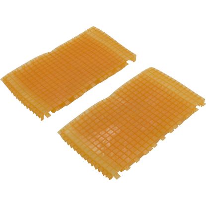 6101543-R2 PVC Brush Maytronics Dolphin Wave 65 Clear Orange Qty 2