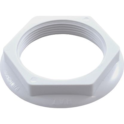 30-3807WHT Nut Balboa Water Group/HAI Hydro JetWall FittingWhite2"