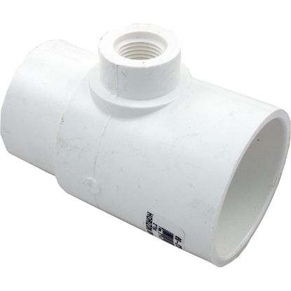 413-2140 Tee 2" Slip x 2" Spigot x 1/2" Female Pipe Thread