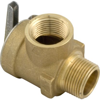 R0040400 Pressure Relief ValveJandy/Zodiac 3/4" x 3/4" 75psiBrass