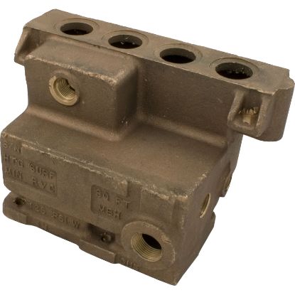 004887F Inlet/Outlet Header Raypak 155B/155C Bronze