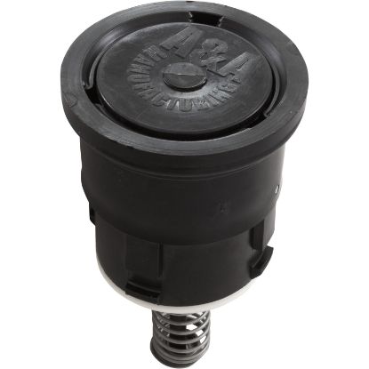 521480 Cleaning Head A&A Manufacturing Style II Hi-Flow Black