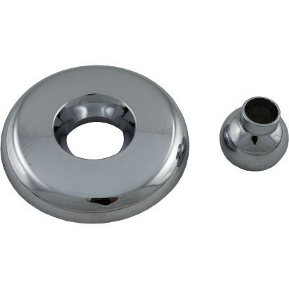 23320-PC Escutcheon BWG/GG Mini Jetw/Dir Eyeball Smth Chr