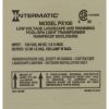 PX100 Transformer Intermatic 115v 12v/13v 100w Beige Steel