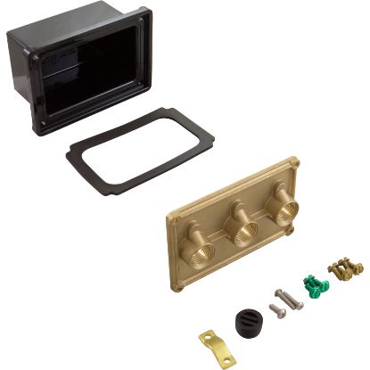 78310500 Light Junction Box Pentair (3) 1/2" Ports Brass Base