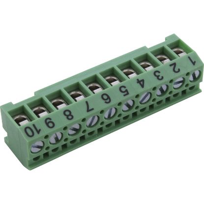 6610+ Terminal Bar Zodiac Jandy AquaLink RS 10-pin Green