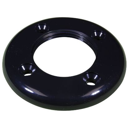 25546-004-000 Vinyl Pool Return Faceplate Threaded Black