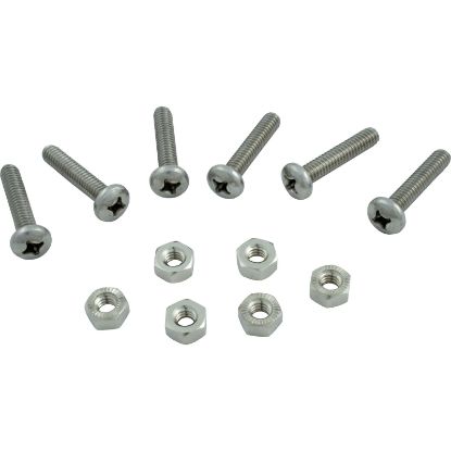 SPX0710Z1A Screw 6 Pack Hayward Vari-Flo/Selecta-Flo Valves w/Nut