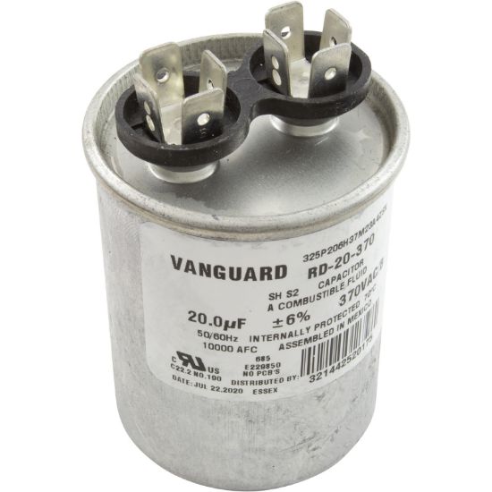 RD-20-370 Run Capacitor 20 MFD 370v 1-3/4