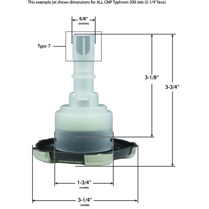 22436-022-700 Jet Intl CMP Typhoon 3003-1/4