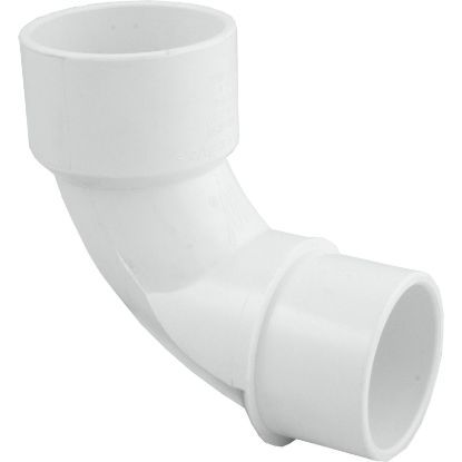 411-9140 90 Elbow Sweep 2-1/2" Slip x 2-1/2" Spigot PVC