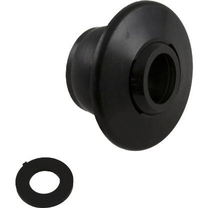 550-9231 Self Aligning Return Fitting Waterway 1 1/2" Black