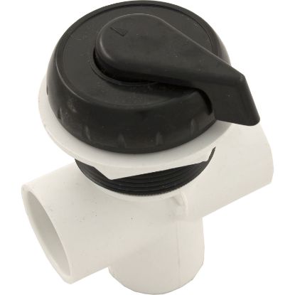 600-4341 Diverter Valve WW 1" 2 Port Top Mount Vertical Blk