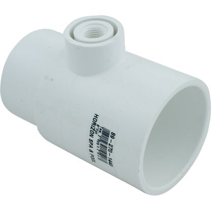 413-2180 Tee 2" Spigot x 2" Slip x 3/8" Female Pipe Thread